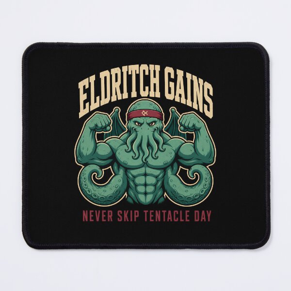 Item preview, Lovecraft Eldritch Gains – Never Skip Tentacle Day designed and sold by Fenay Designs.