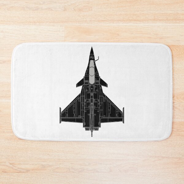 Item preview, Rafale Fighter Jet Top Down Blueprint Schematic designed and sold by Magazine Combate.