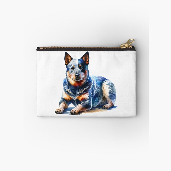 Item preview, Watercolor Australian Cattle Dog Portrait designed and sold by OlyvieArt.