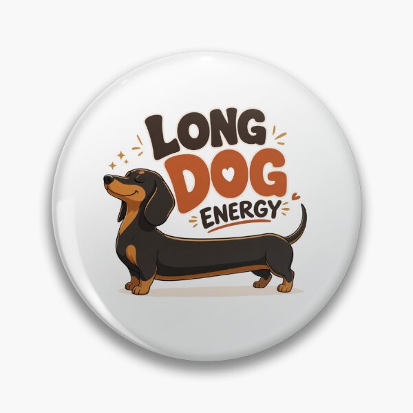Item preview, Long Dog Energy Dachshund Dog Dad Funny Kawaii T-Shirt designed and sold by Ashley critters.