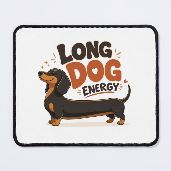 Item preview, Long Dog Energy Dachshund Dog Dad Funny Kawaii T-Shirt designed and sold by Ashley critters.