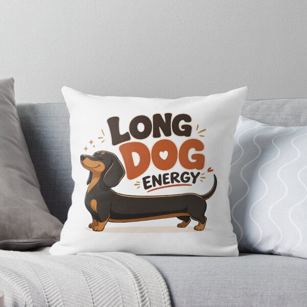 Item preview, Long Dog Energy Dachshund Dog Dad Funny Kawaii T-Shirt designed and sold by Ashley critters.