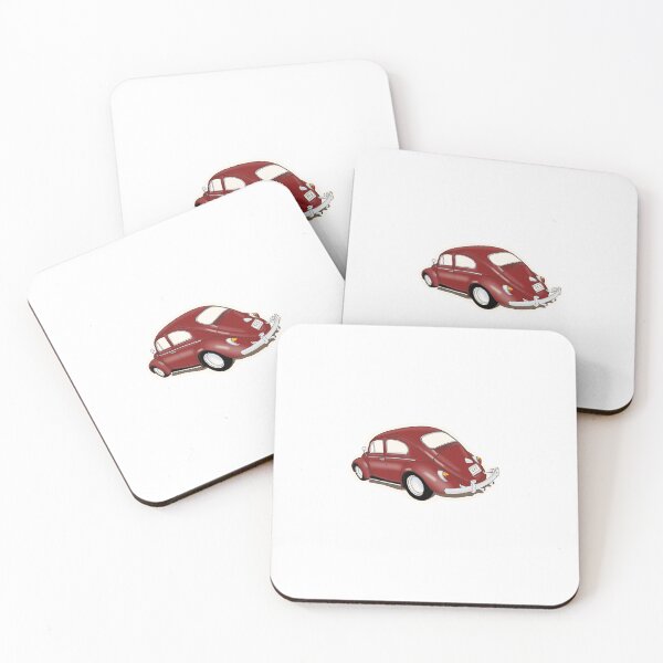 Item preview, Vintage Red Classic Automobile Illustration designed and sold by SbRandomLab.