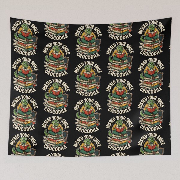 Item preview, Missed Your Smile Crocodile Cute Back to School designed and sold by Redgiant87x.