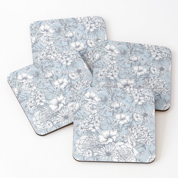 Item preview, Retro Floral Summer Seamless Pattern | Vintage Flower Botanical Print designed and sold by SimpleVibeStudios.