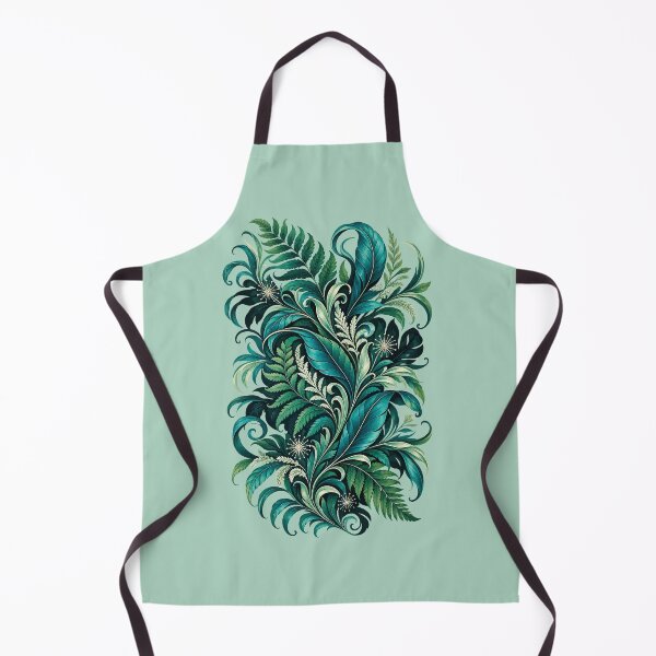 Item preview, Fern And Forest Flow Botanical Abstract designed and sold by taiche.