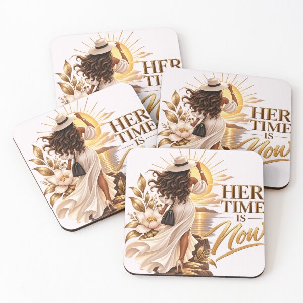 Item preview, Her Time is Now - Inspirational Woman, Confidence & Golden Sunrise designed and sold by ElleMind.