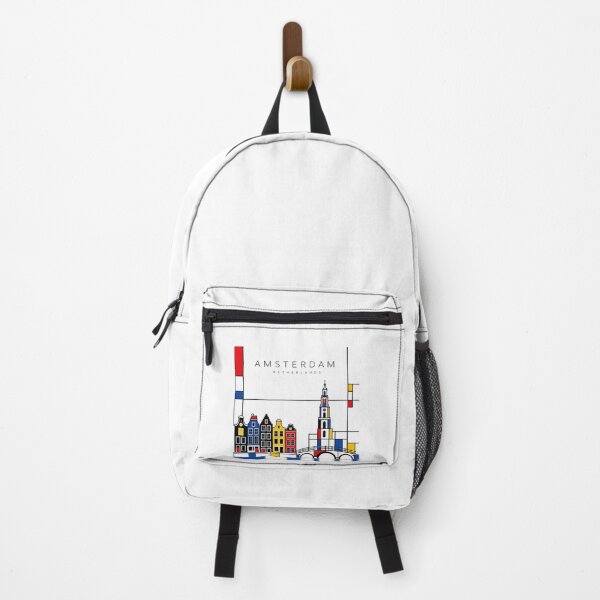 Item preview, Amsterdam Mondrian style poster designed and sold by CMYKStudio.