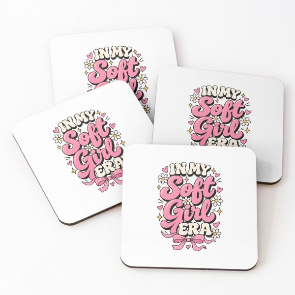 Item preview, In My Soft Girl Era – Cute Pink Aesthetic Quote Design designed and sold by     GoodVibe Prints.