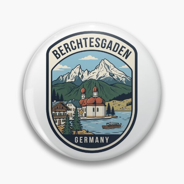 Item preview, Vintage Berchtesgaden Germany Alpine Travel Badge designed and sold by k3rstman1.