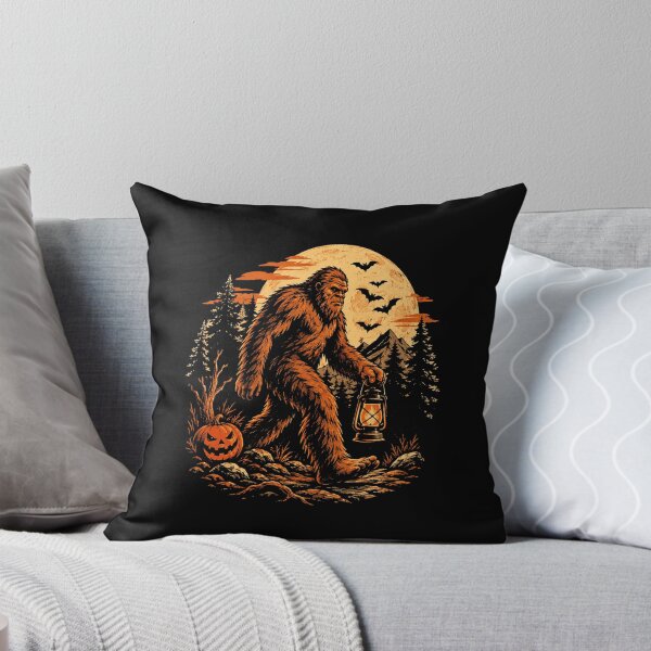 Item preview, Retro Bigfoot Halloween Moonlit Forest Horror designed and sold by Moizento.