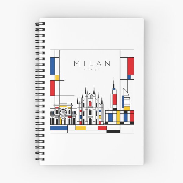 Item preview, Milan Mondrian style poster designed and sold by CMYKStudio.