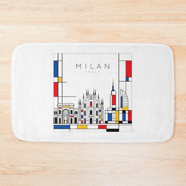 Item preview, Milan Mondrian style poster designed and sold by CMYKStudio.