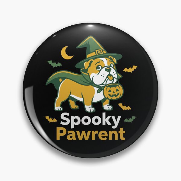 Item preview, Spooky Pawrent English Bulldog Witch Halloween designed and sold by TeNovaStudio.