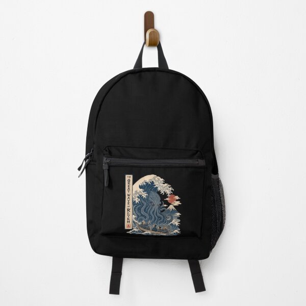 Item preview, The Great Wave of R'lyeh – Cthulhu Ukiyo-e designed and sold by Fenay Designs.