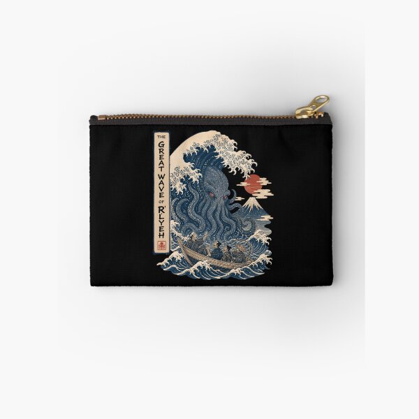 Item preview, The Great Wave of R'lyeh – Cthulhu Ukiyo-e designed and sold by Fenay Designs.