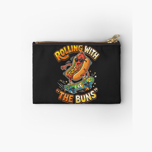 Item preview, Funny Rolling With The Buns Hotdog Skateboarding designed and sold by legendaryskins.