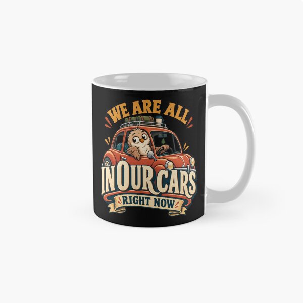 Item preview, We Are All in Our Cars Right Now Funny Bird Car Design designed and sold by PunchDrop.