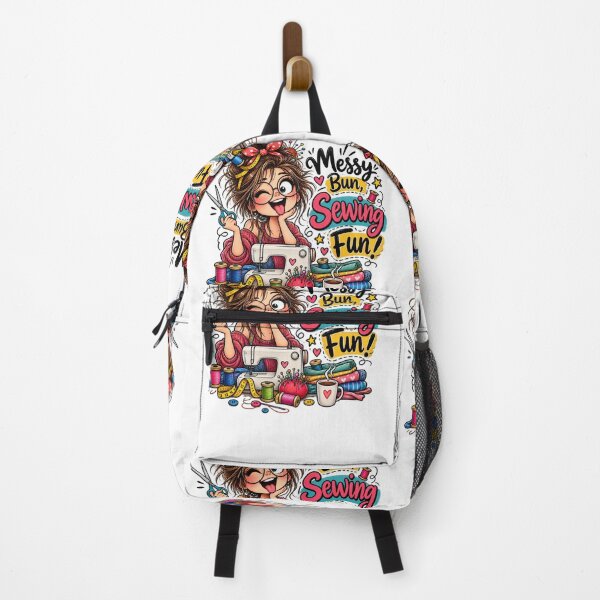 Item preview, Messy Bun, Sewing Fun! – Funny Sewing Lover Design designed and sold by EverStitchStudio ★★★★★.