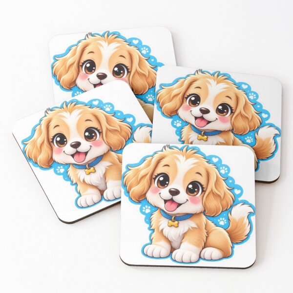 Item preview, Cute Kawaii Puppy Sticker Design | Adorable Dog Illustration | Cute Puppy Gift | Dog Lover Sticker | Printable Puppy Art designed and sold by Vegasstickers.