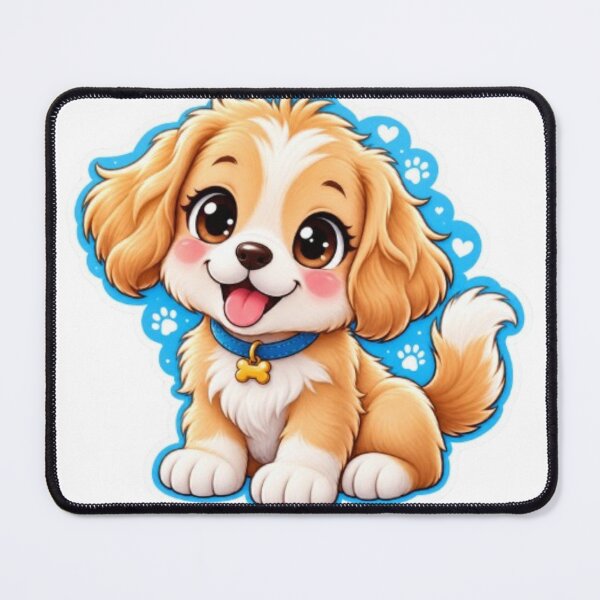 Item preview, Cute Kawaii Puppy Sticker Design | Adorable Dog Illustration | Cute Puppy Gift | Dog Lover Sticker | Printable Puppy Art designed and sold by Vegasstickers.