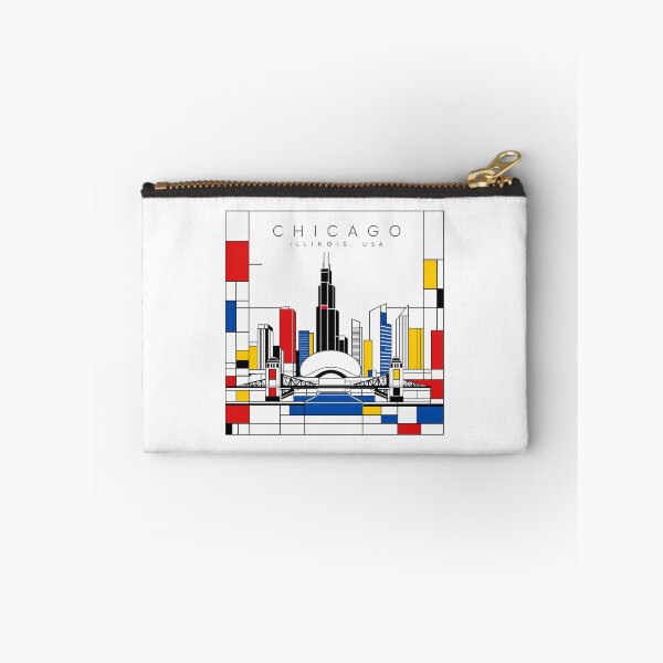 Item preview, Chicago Mondrian style poster designed and sold by CMYKStudio.