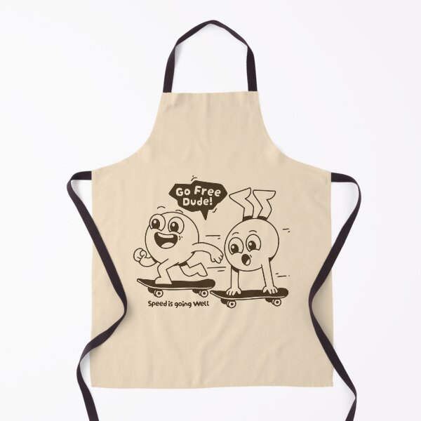Item preview, Go Free Dude Funny Skateboarding Cartoon designed and sold by adipra.