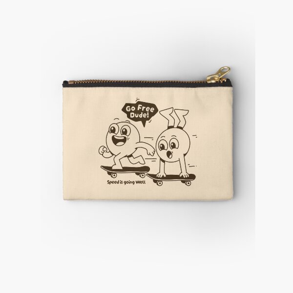 Item preview, Go Free Dude Funny Skateboarding Cartoon designed and sold by adipra.