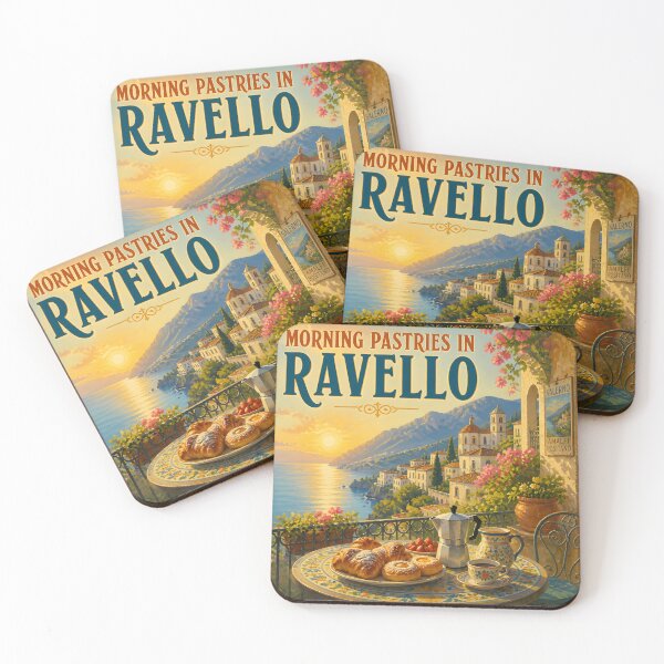 Item preview, Ravello, Italy: Scenic-Style Painterly Travel Poster designed and sold by LSVart.
