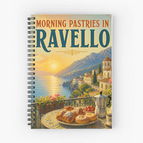 Item preview, Ravello, Italy: Scenic-Style Painterly Travel Poster designed and sold by LSVart.