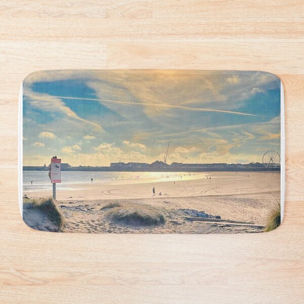 Item preview, Porthcawl Beach in Evening Sunshine designed and sold by Violaman.