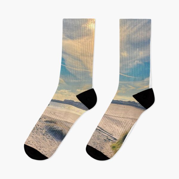 Item preview, Porthcawl Beach in Evening Sunshine designed and sold by Violaman.