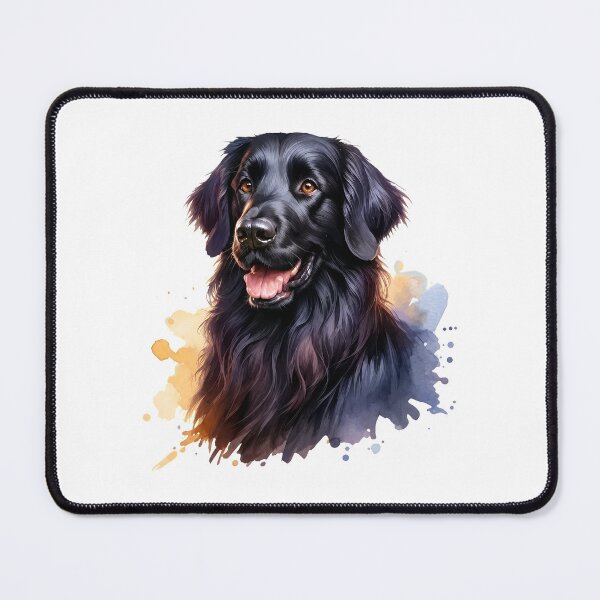 Item preview, Watercolor Black Retriever Dog Art designed and sold by OlyvieArt.