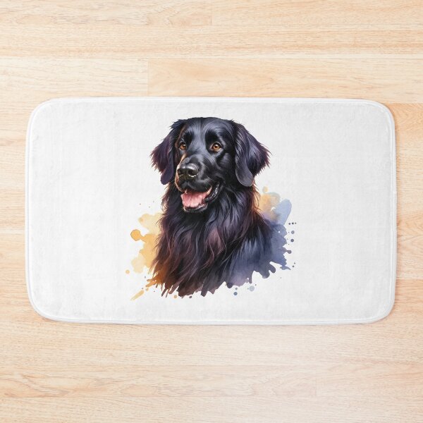 Item preview, Watercolor Black Retriever Dog Art designed and sold by OlyvieArt.