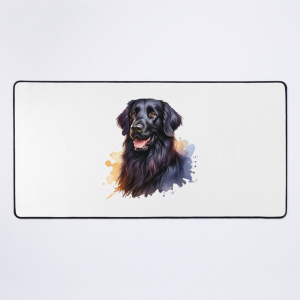 Item preview, Watercolor Black Retriever Dog Art designed and sold by OlyvieArt.
