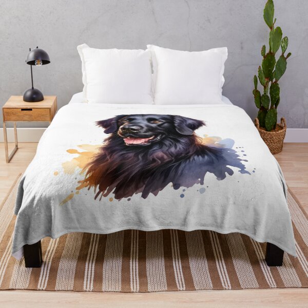 Item preview, Watercolor Black Retriever Dog Art designed and sold by OlyvieArt.