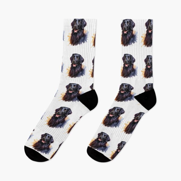 Item preview, Watercolor Black Retriever Dog Art designed and sold by OlyvieArt.
