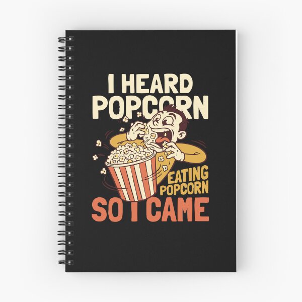 Item preview, I Heard Popcorn So I Came Funny Movie Snack Humor Classic T-Shirt designed and sold by pawsome purrfect.