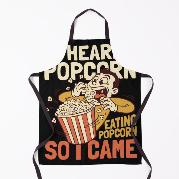 Item preview, I Heard Popcorn So I Came Funny Movie Snack Humor Classic T-Shirt designed and sold by pawsome purrfect.