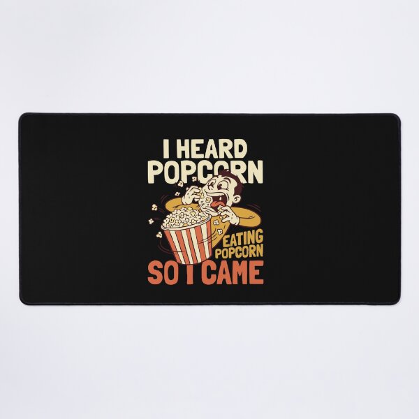 Item preview, I Heard Popcorn So I Came Funny Movie Snack Humor Classic T-Shirt designed and sold by pawsome purrfect.