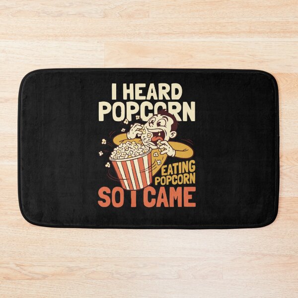 Item preview, I Heard Popcorn So I Came Funny Movie Snack Humor Classic T-Shirt designed and sold by pawsome purrfect.