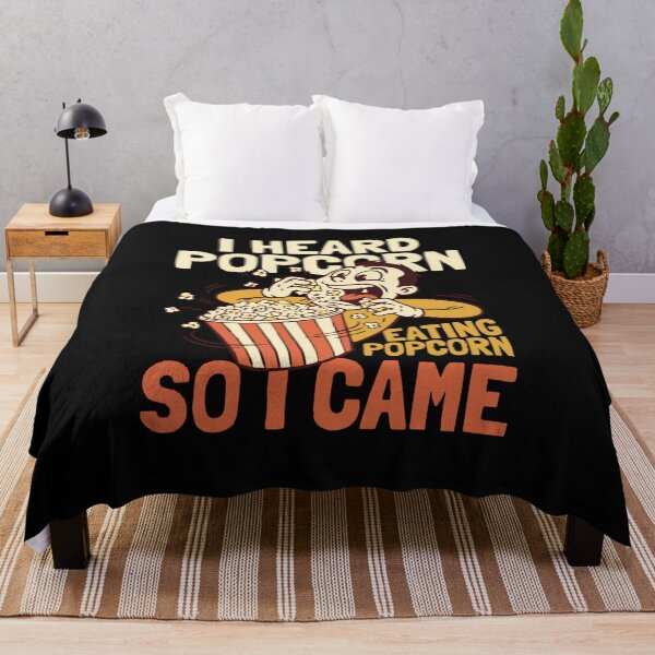 Item preview, I Heard Popcorn So I Came Funny Movie Snack Humor Classic T-Shirt designed and sold by pawsome purrfect.