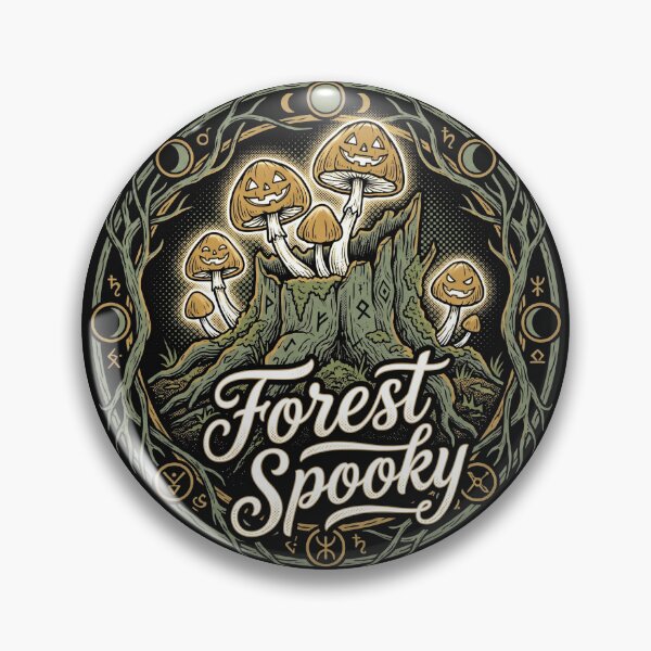 Item preview, Forest Spooky Pumpkin Mushroom Cottagegoth Halloween designed and sold by TeNovaStudio.