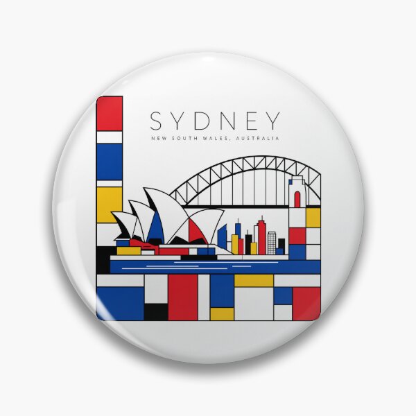 Item preview, Sidney Mondrian style poster designed and sold by CMYKStudio.