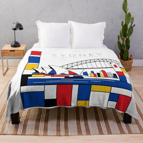 Item preview, Sidney Mondrian style poster designed and sold by CMYKStudio.