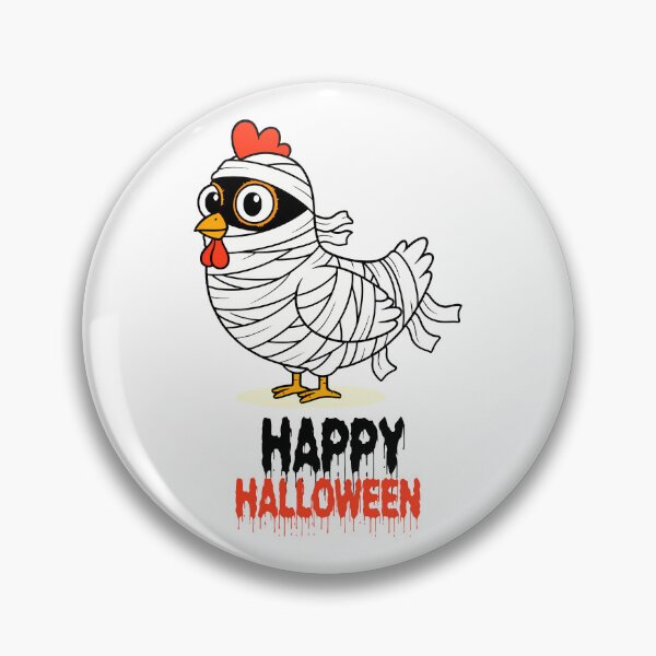 Item preview, Funny Halloween Chicken Lover Gift Shirt, Happy Halloween Mummy Chicken Spooky Tee, Unique Cute Crazy Chicken Lady Halloween Tee designed and sold by ZenfiniteDesign.