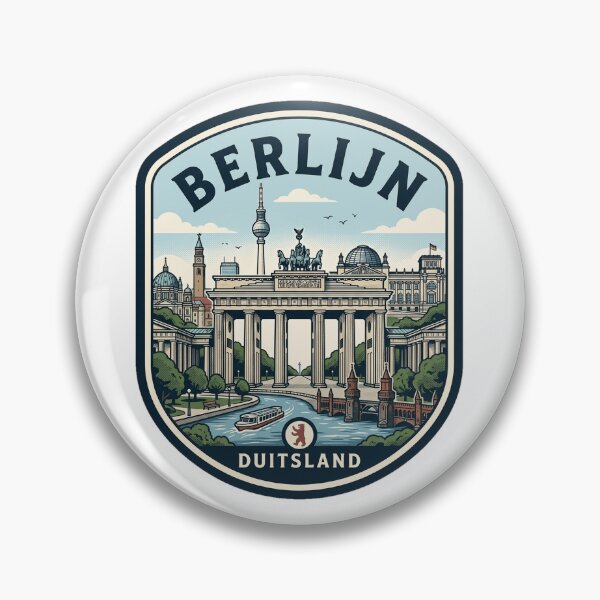 Item preview, Vintage Berlin Germany Travel Badge Berlijn Duitsland designed and sold by k3rstman1.
