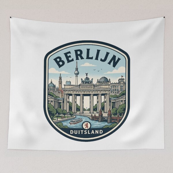 Item preview, Vintage Berlin Germany Travel Badge Berlijn Duitsland designed and sold by k3rstman1.