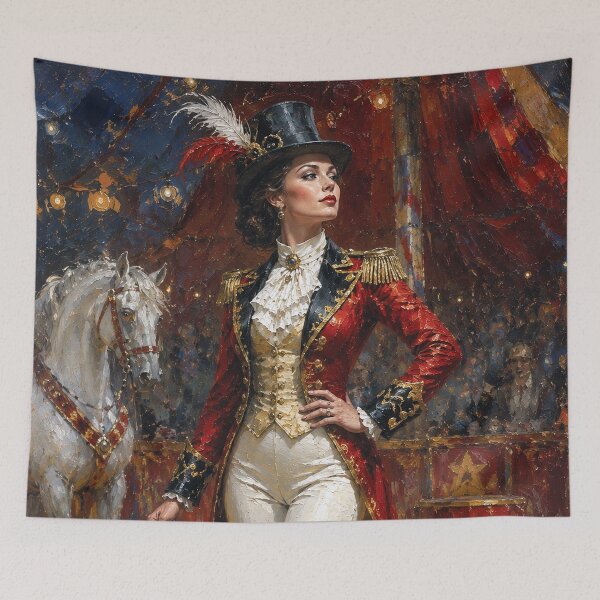 Item preview, Queen of the Circus painting. designed and sold by GalleryKauffeld.