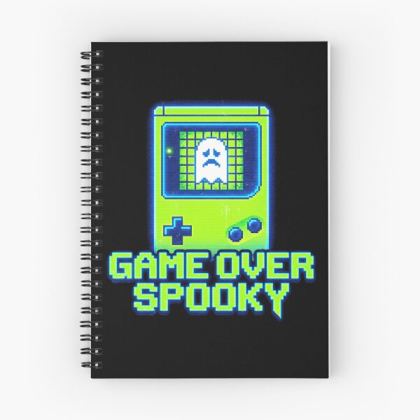 Item preview, Game Over Spooky Retro Handheld Console Ghost Gamer Halloween designed and sold by TeNovaStudio.